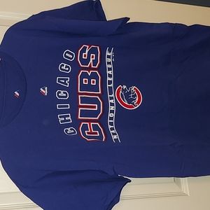 Majestic Chicago Cubs National League Majestic Blue Short Sleeve T Shirt